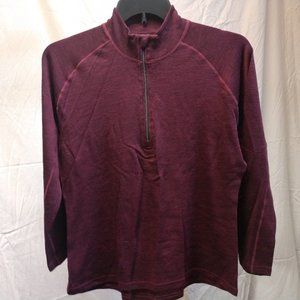 NWT Icewear Merino Wool Plum Base Layer Size XL
